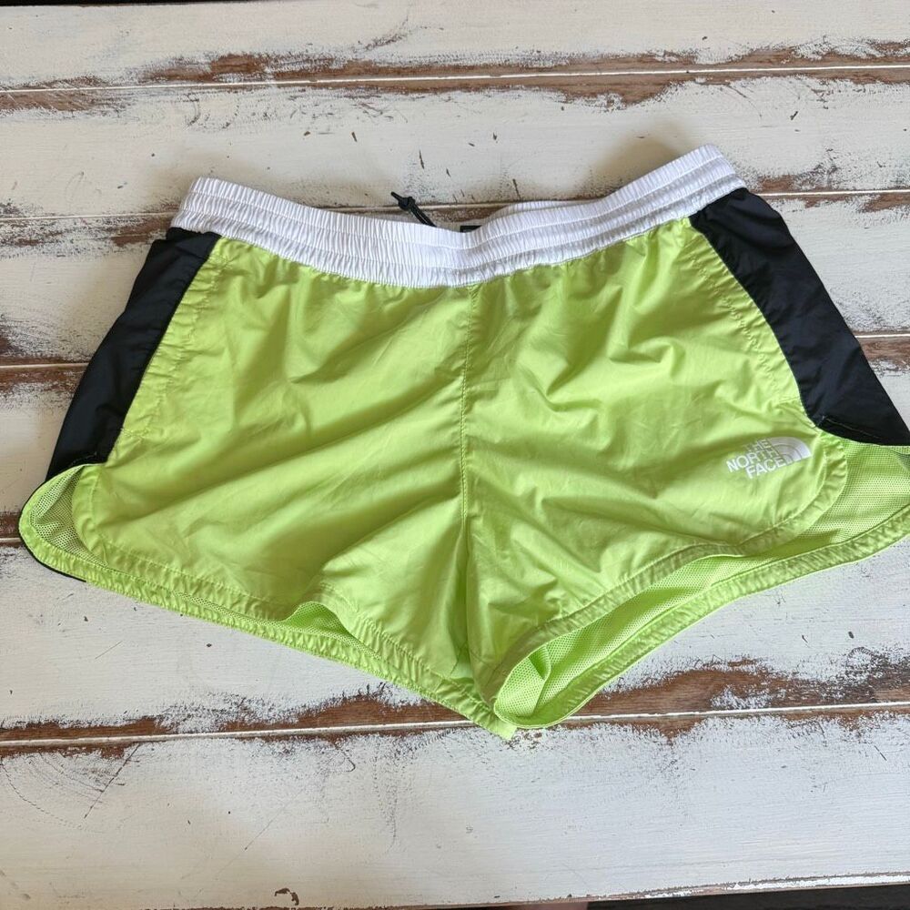 North face Women’s neon water short size large —price reflects condition